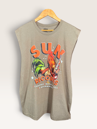 Sun Records Simple Muscle Tank Chop Shop