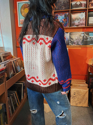 Saddle Up Knit Zip-Up Cardigan