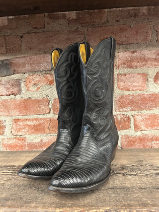 Nocona Genuine Lizard Cowboy Boots Men’s Size 10