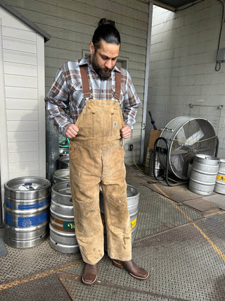 Vintage Carhartt Overalls Sz  42 x 24