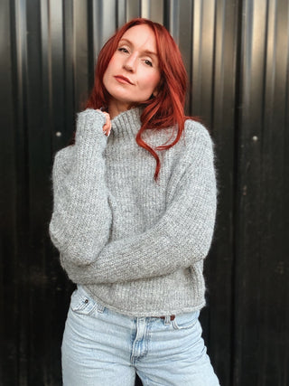 Heart of Glass Mock Neck Sweater