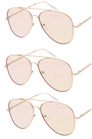 Pink Moon Aviator Sunglasses