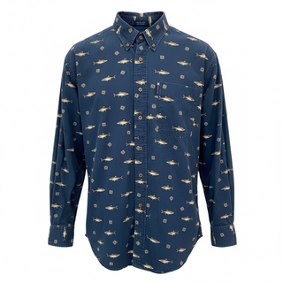 Vintage Men’s Chaps Ralph Lauren Snap Up Shirt Size Large