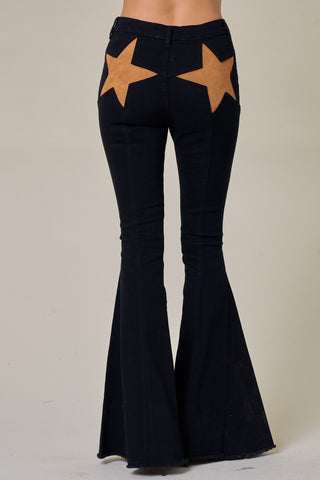 Don't We All Black Bell Bottom Jeans