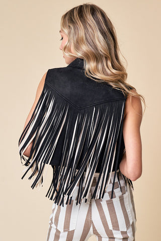 Whiskey River Fringe Vest