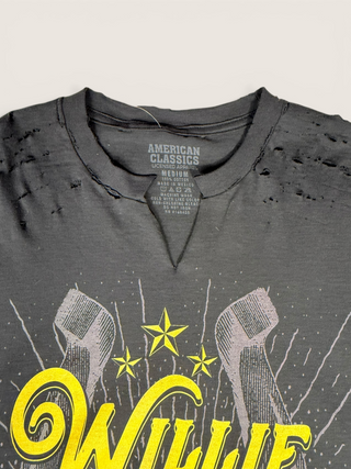 Willie Nelson Chop Shop Distressed T-Shirt