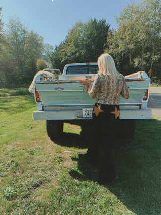 Don't We All Black Bell Bottom Jeans