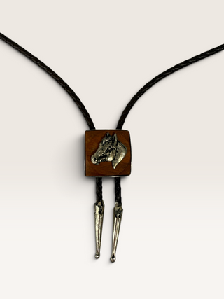 Vintage Equestrian Bolo Tie