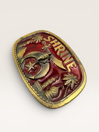 Vintage 1983 Shriners Belt Buckle