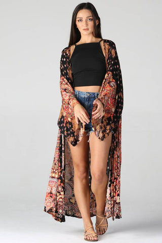 Let Go Printed Kimono