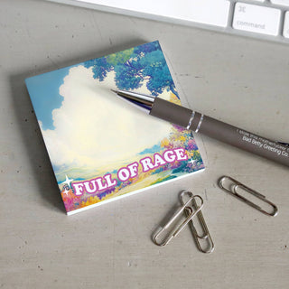 Full of Rage Sticky Note Pad