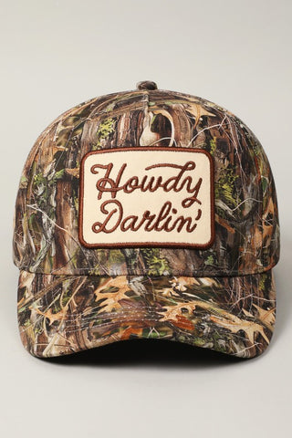 Howdy Darlin' Camo Trucker Hat
