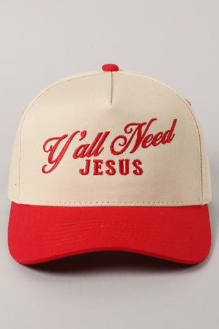 Y'all Need Jesus Manda Leigh Trucker Hat