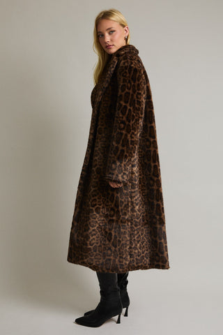 After Midnight Leopard Faux Fur Jacket