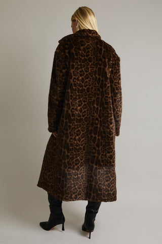 After Midnight Leopard Faux Fur Jacket