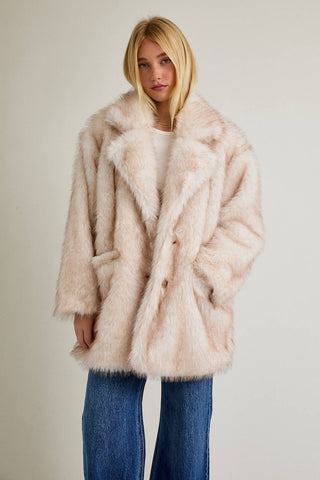 Walk This Way Faux Fur Jacket