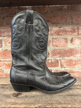 Nocona Genuine Lizard Cowboy Boots Men’s Size 10
