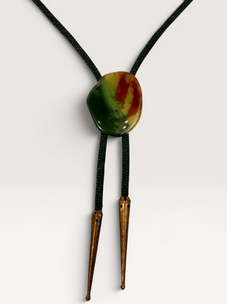 Polychrome Jasper Vintage Bolo Tie