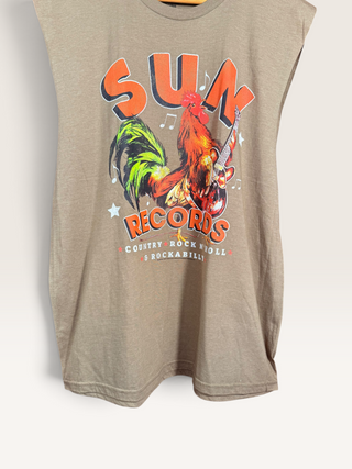 Sun Records Simple Muscle Tank Chop Shop