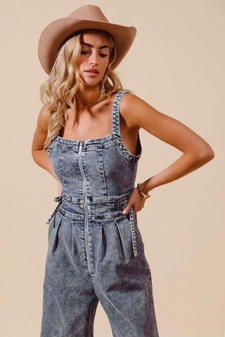 Riverdance Denim Jumpsuit
