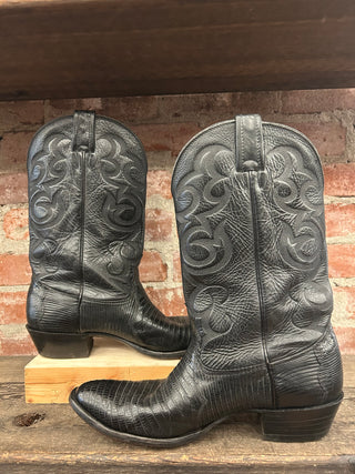 Nocona Genuine Lizard Cowboy Boots Men’s Size 10