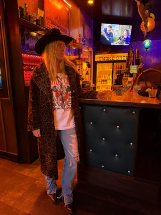 After Midnight Leopard Faux Fur Jacket