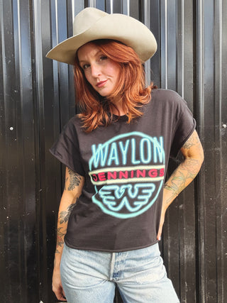 Chop Shop Waylon Jennings T-Shirt