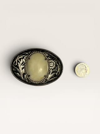 Vintage Mother of Pearl Belt Buckle