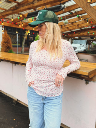 Just A Girl Floral Top