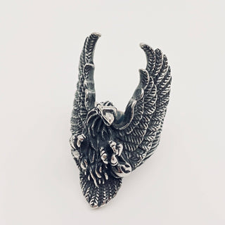 Stainless Steel Eagle Winged Ring