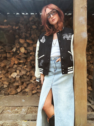 Rodeo Fringe Varsity Jacket
