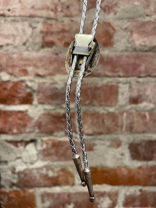 Sterling Concho Bolo Tie