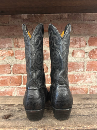Nocona Genuine Lizard Cowboy Boots Men’s Size 10
