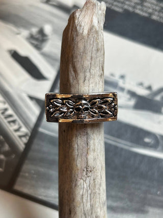 Skull Stash Biker Ring