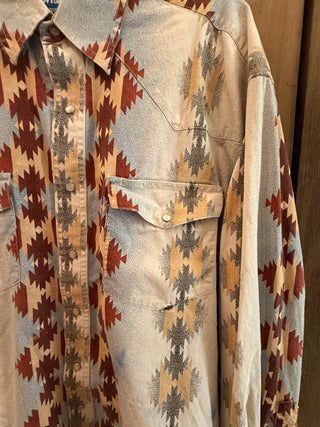 Vintage Men’s XL Wrangler Snap Up