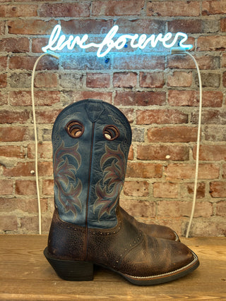 Justin Men’s Cowboy Boots Size 11