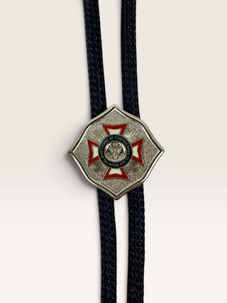 Vintage Veterans of Foreign Wars Bolo Tie