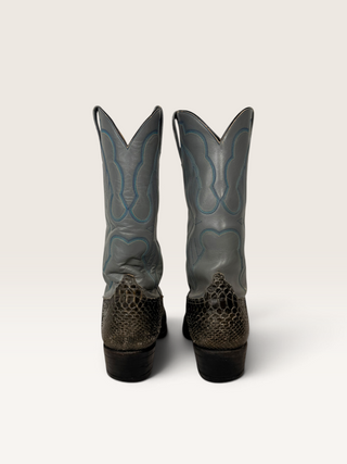 Vintage Snakeskin Boots Men's 8 / W 9.5 Wide