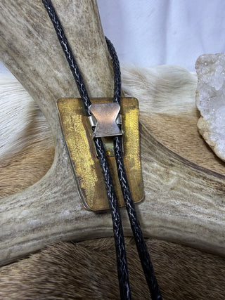All Metal Canyon Bolo Tie