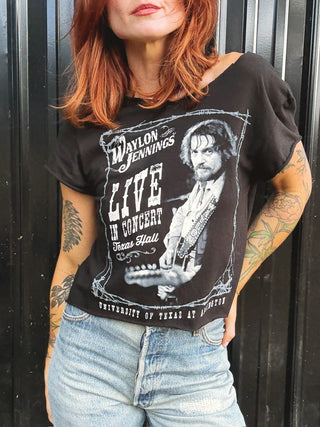 Chop Shop Waylon Jennings Texas Hall T-Shirt