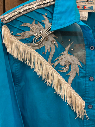 Vintage Men’s Wrangler Button Up Shirt Large