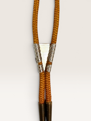 Vintage Oval Tiger’s Eye Bolo Tie