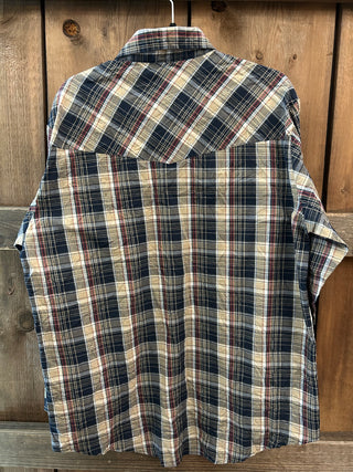 Vintage Men’s Plains Western Wear Snap Up Shirt L