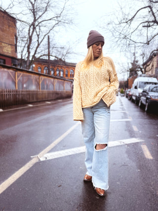 Lainey Cable Knit Sweater