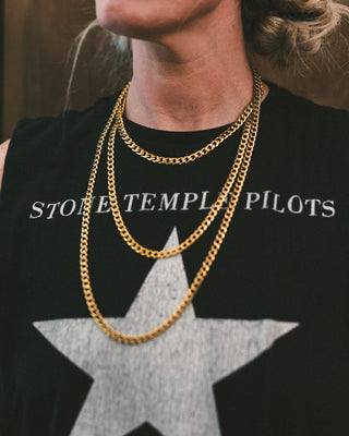 Stainless Steel Gold Chain Necklace