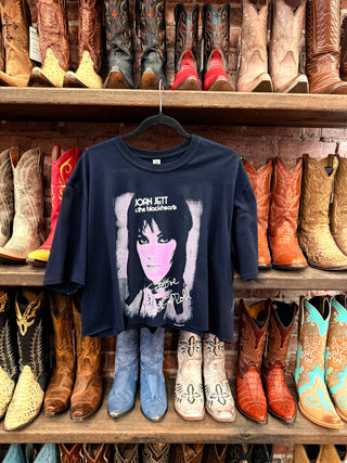 Chop Shop Joan Jett & The Blackhearts Cropped Tee