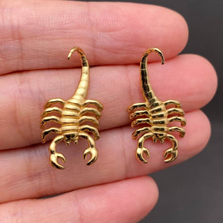 18k Scorpion Stud Earrings