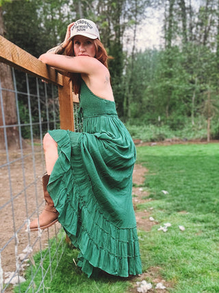 Sunday Halter Maxi Dress