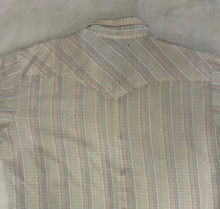 Vintage Men’s H Bar C Ranchwear Snap Up Shirt Size Large