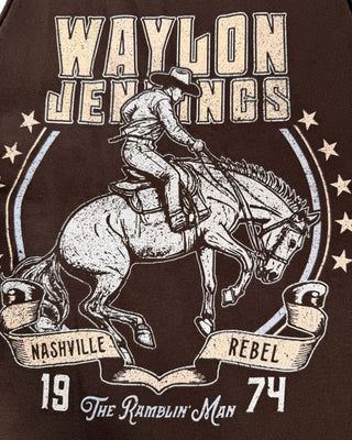 Waylon Jennings Rebel Chop Shop Muscle Tank